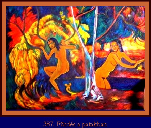 387. Fürdés a patakban